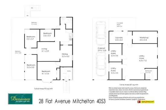 Floorplan of Homely house listing, 28 Fiat Avenue, Mitchelton QLD 4053