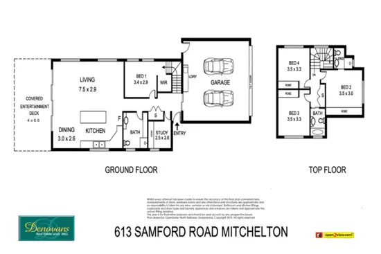 Floorplan of Homely house listing, 613 Samford Road, Mitchelton QLD 4053