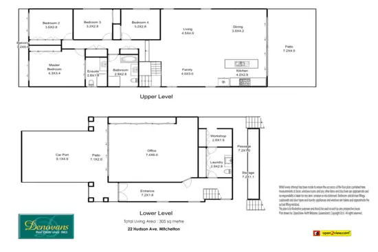Floorplan of Homely house listing, 22 Hudson Avenue, Mitchelton QLD 4053