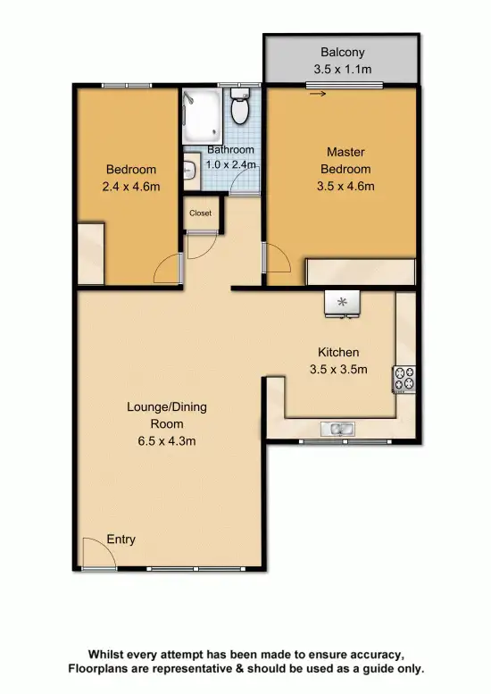 Floorplan of Homely unit listing, 4/33 Grays Road, Gaythorne QLD 4051