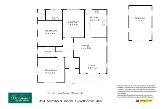 Floorplan of Homely house listing, 494 Samford Road, Gaythorne QLD 4051