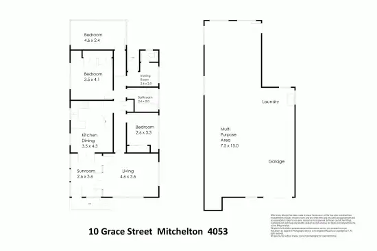 Floorplan of Homely house listing, 10 Grace Street, Mitchelton QLD 4053