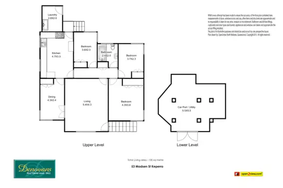 Floorplan of Homely house listing, 53 Madsen Street, Keperra QLD 4054