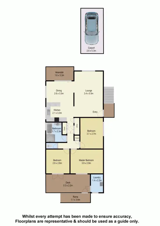 Floorplan of Homely house listing, 63 Orchid Street, Enoggera QLD 4051
