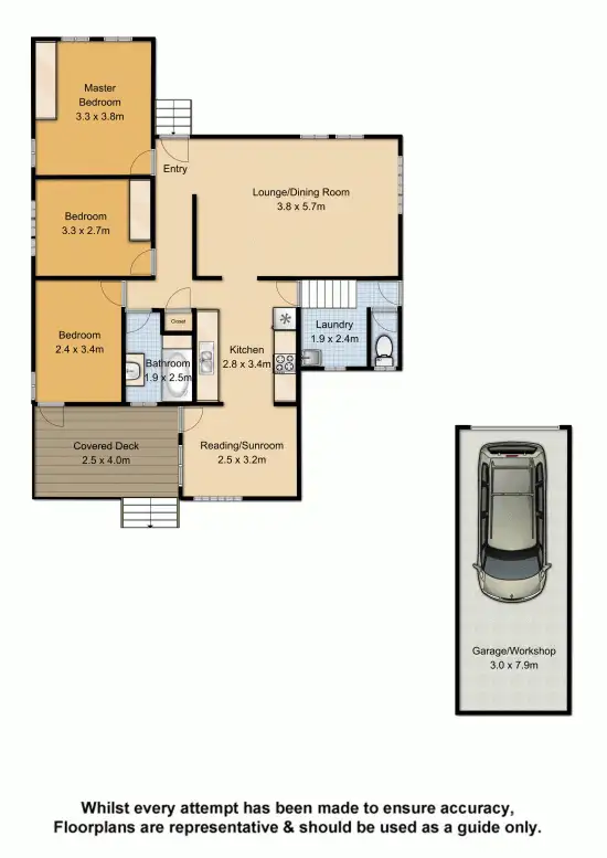 Floorplan of Homely house listing, 23 Cross Street, Mitchelton QLD 4053