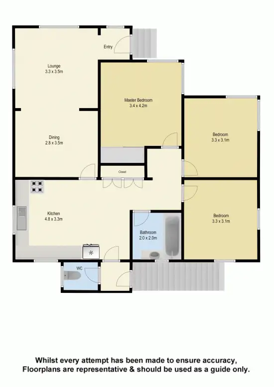 Floorplan of Homely house listing, 35 Meridian Street, Coorparoo QLD 4151