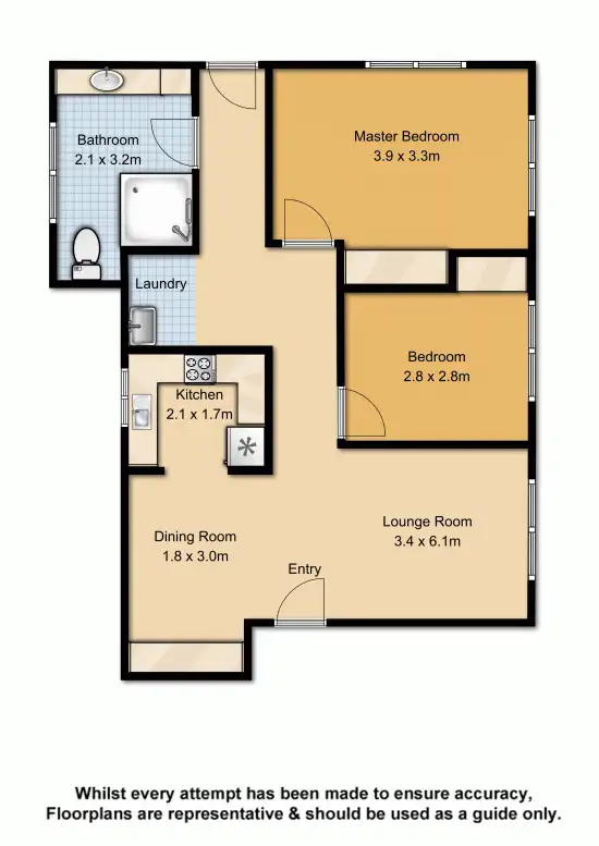 Floorplan of Homely unit listing, 8/642 South Pine Road, Everton Park QLD 4053