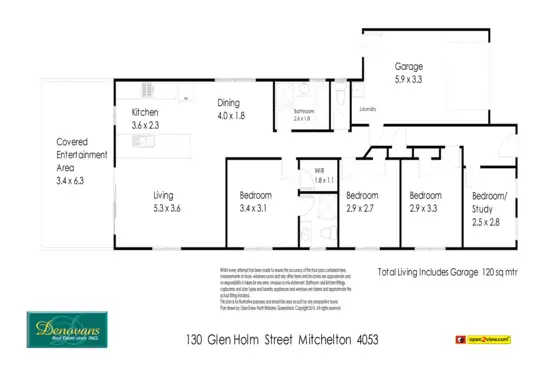 Floorplan of Homely house listing, 130 Glen Holm Street, Mitchelton QLD 4053