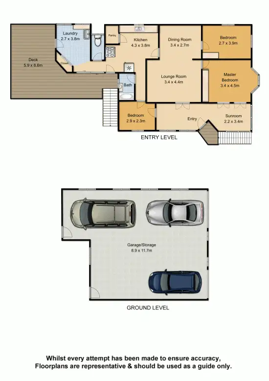 Floorplan of Homely house listing, 44 Mashobra Street, Mitchelton QLD 4053