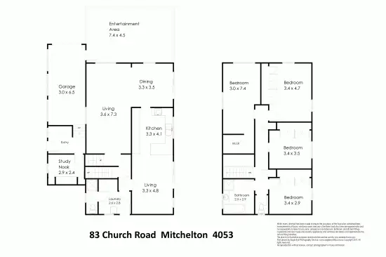 Floorplan of Homely house listing, 83 Church Road, Mitchelton QLD 4053