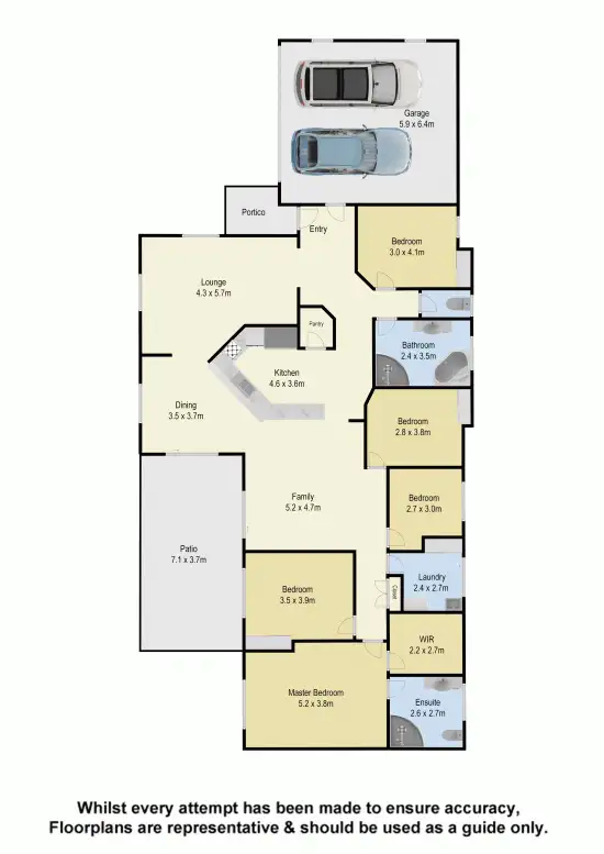 Floorplan of Homely house listing, 7 Edinburgh Close, Upper Kedron QLD 4055