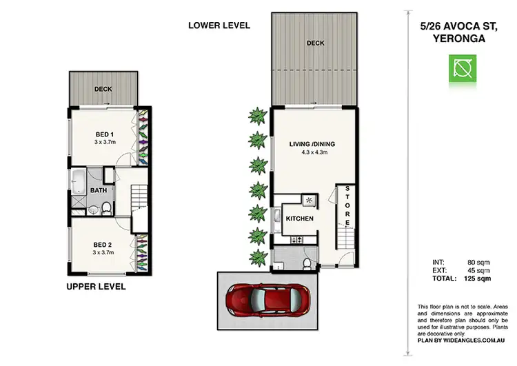 Floorplan of Homely townhouse listing, 5/26 Avoca St, Yeronga QLD 4104
