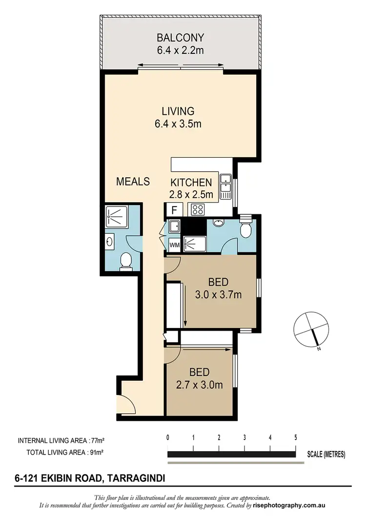 Floorplan of Homely apartment listing, 6/121 Ekibin Road, Annerley QLD 4103