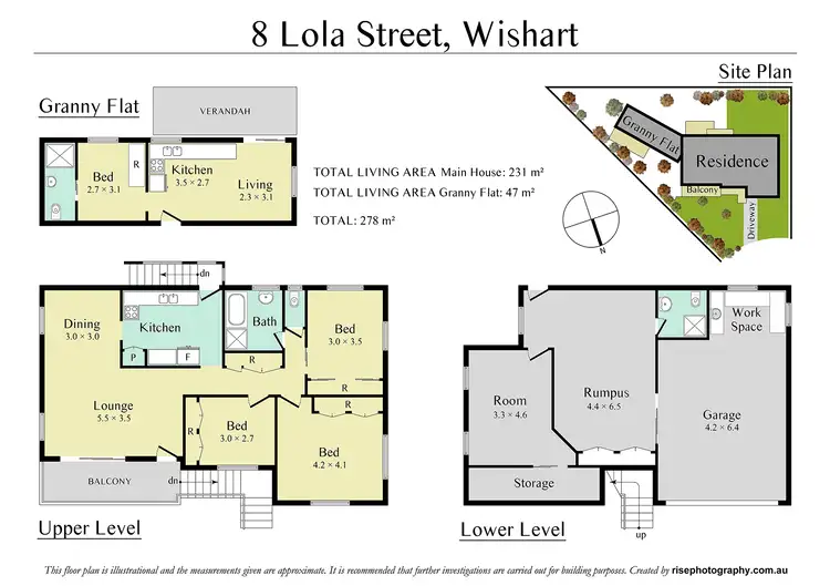 Floorplan of Homely house listing, 8 Lola St, Wishart QLD 4122