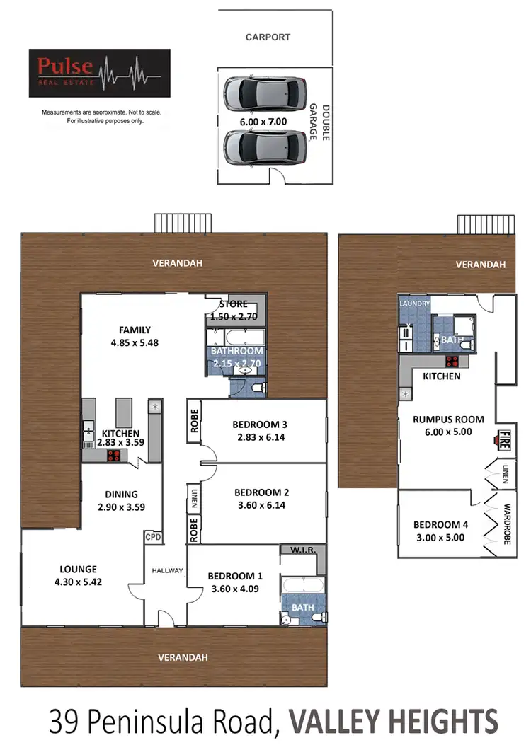 Floorplan of Homely house listing, 39 Peninsula Rd, Valley Heights NSW 2777