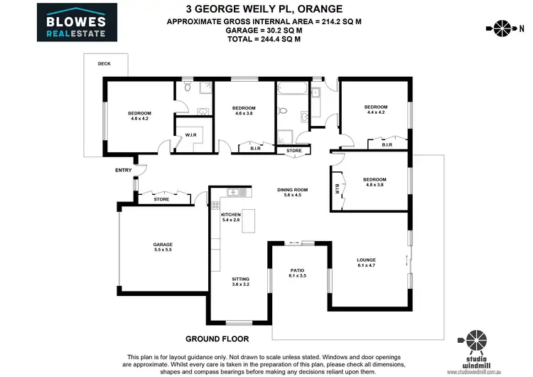 Floorplan of Homely house listing, 3 George Weily Pl, Orange NSW 2800
