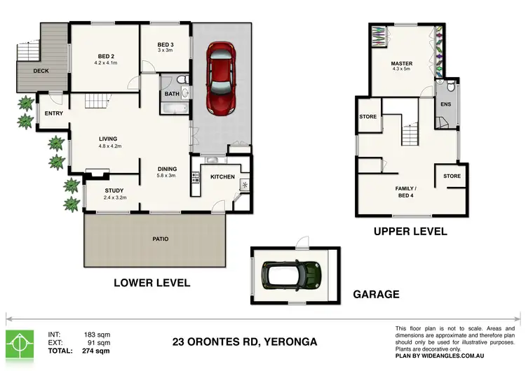 Floorplan of Homely house listing, 23 Orontes  Rd, Yeronga QLD 4104
