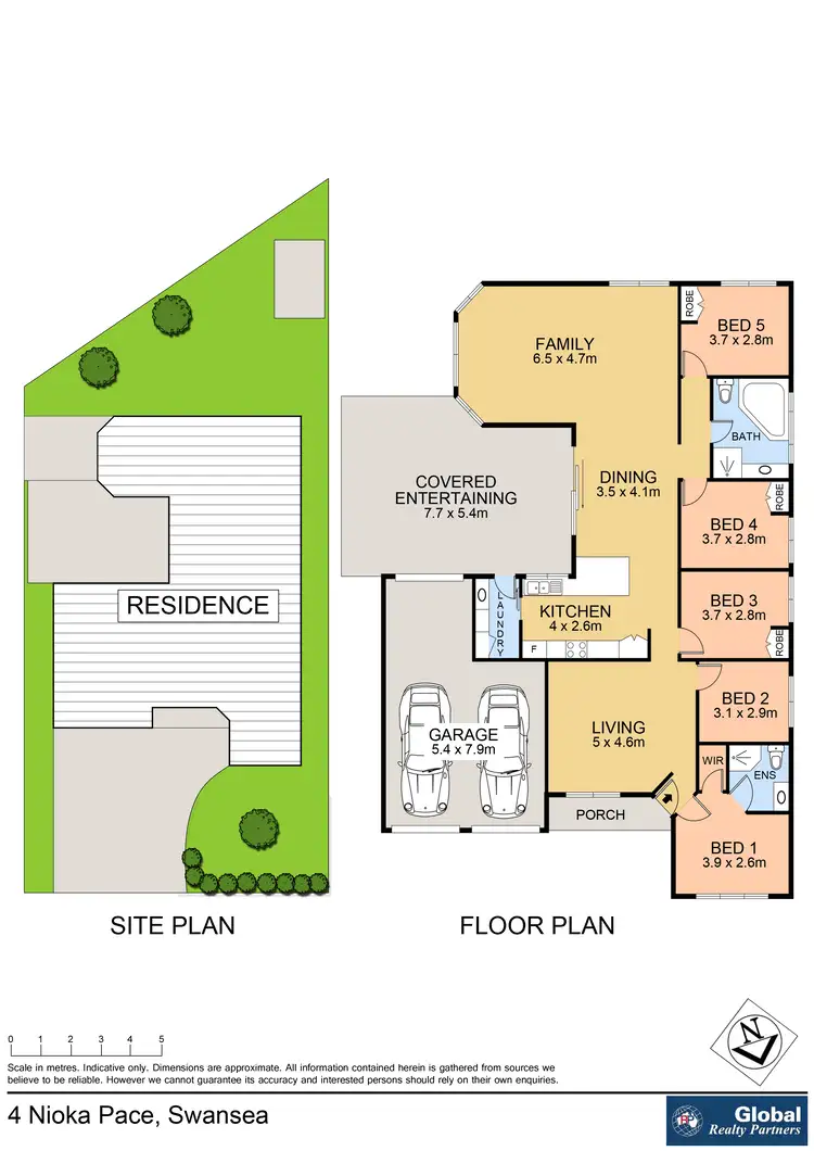 Floorplan of Homely house listing, 4 Nioka Cl, Swansea NSW 2281