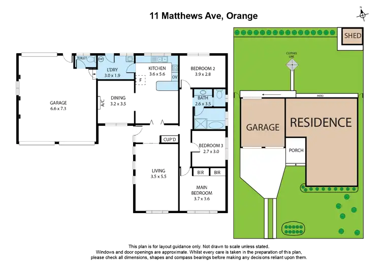 Floorplan of Homely house listing, 11 Matthews Avenue, Orange NSW 2800