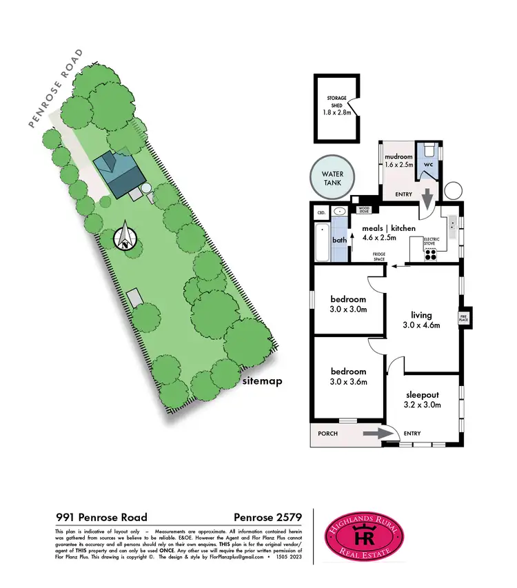 Floorplan of Homely house listing, 991 Penrose Road, Penrose NSW 2579