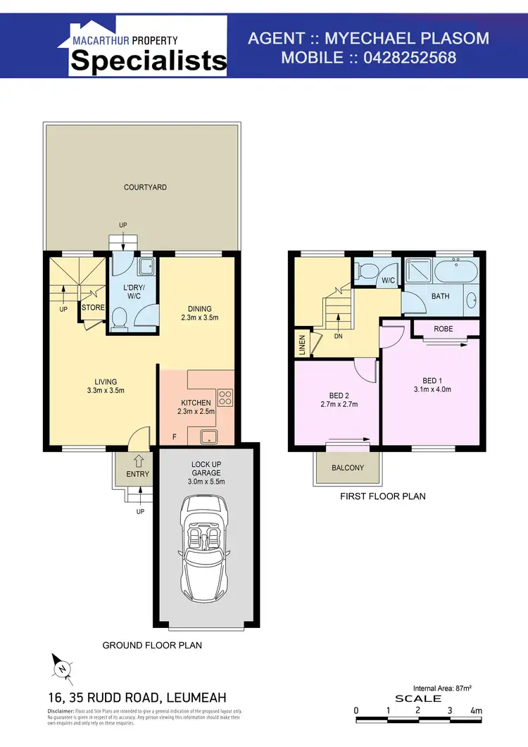 Floorplan of Homely townhouse listing, 16/35 Rudd Road, Leumeah NSW 2560