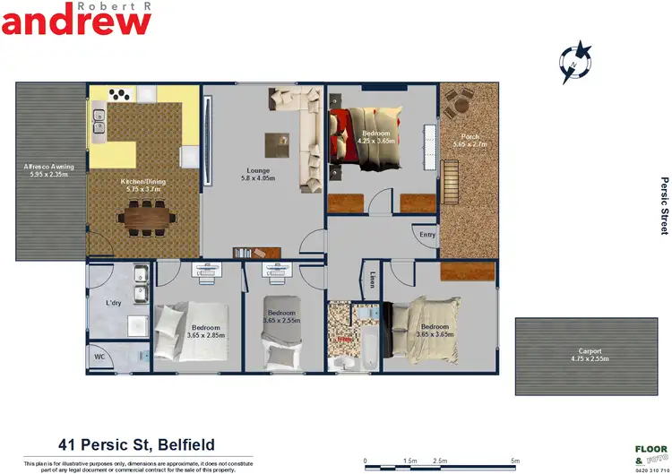Floorplan of Homely house listing, 41 Persic Street, Belfield NSW 2191