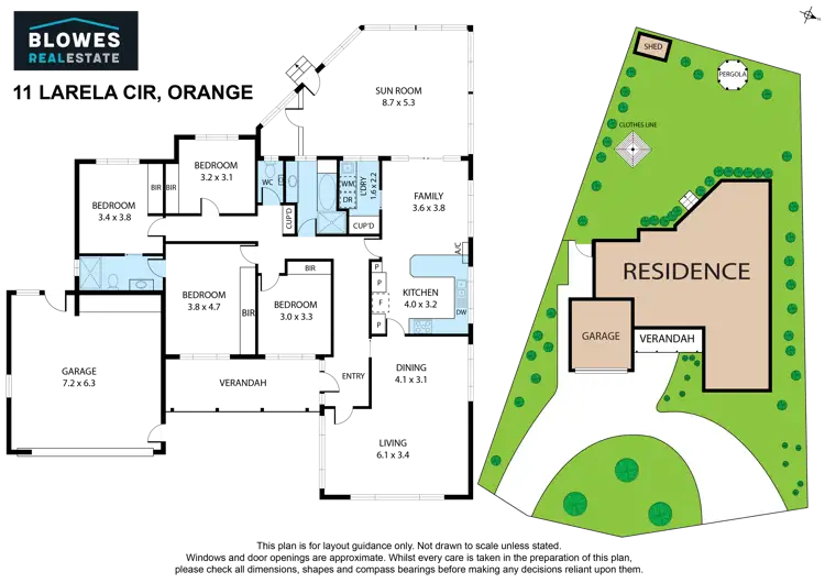 Floorplan of Homely house listing, 11 Larela Circuit, Orange NSW 2800