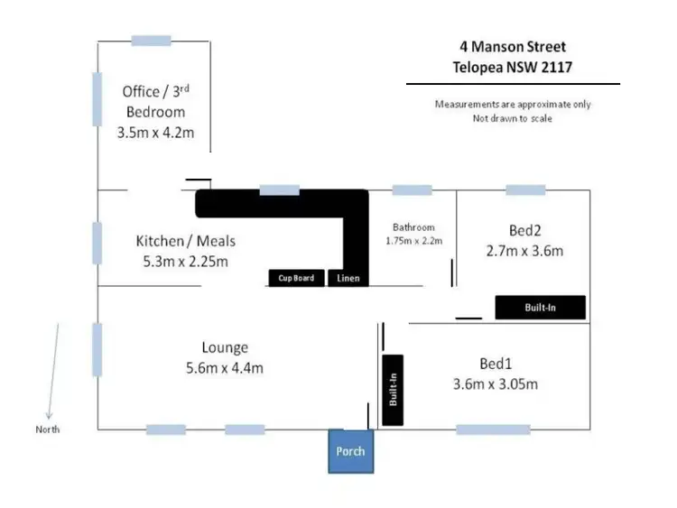 Floorplan of Homely house listing, 4 Manson Street, Telopea NSW 2117