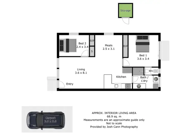 Floorplan of Homely flat listing, 5/405 Griffith Road, Lavington NSW 2641