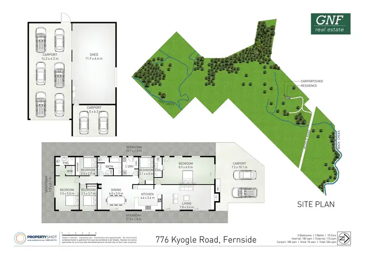 Floorplan of Homely rural property listing, 776 Kyogle Road, Fernside NSW 2480