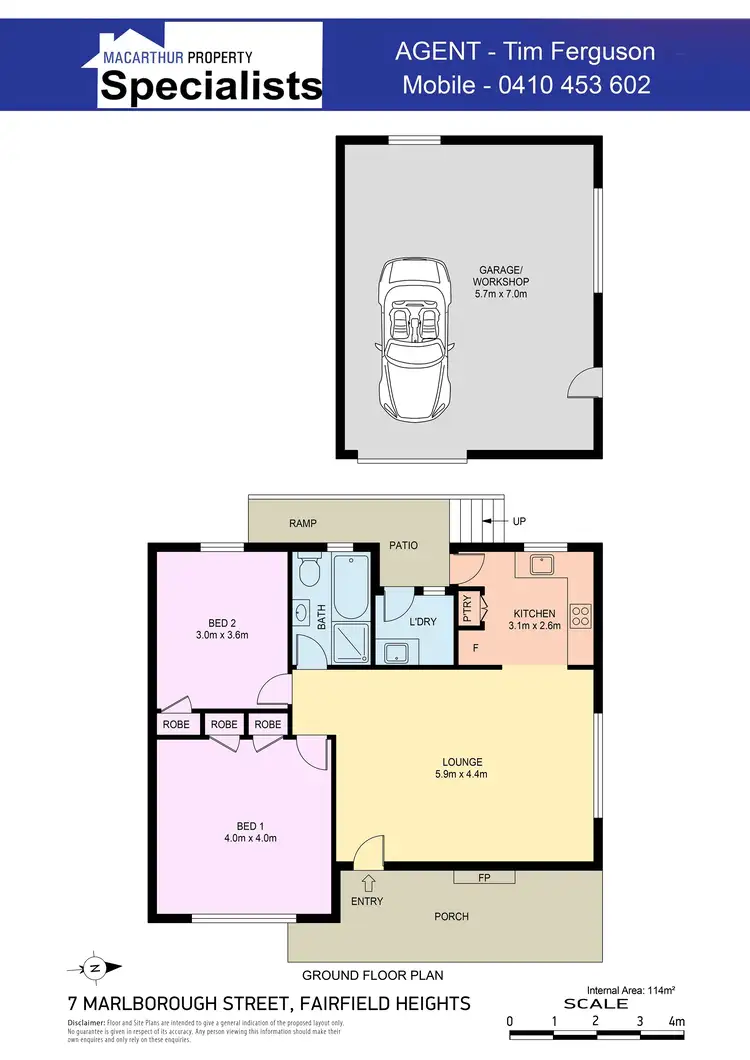 Floorplan of Homely house listing, 7 Marlborough Street, Fairfield Heights NSW 2165