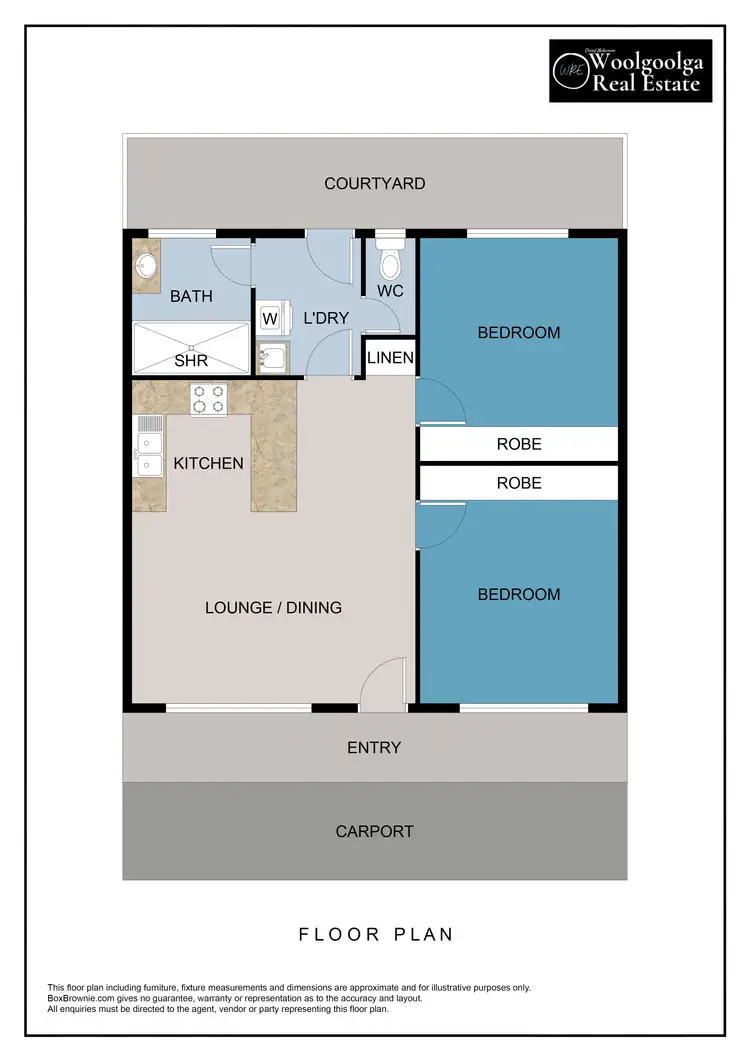 Floorplan of Homely unit listing, 2/45 Beach Street, Woolgoolga NSW 2456