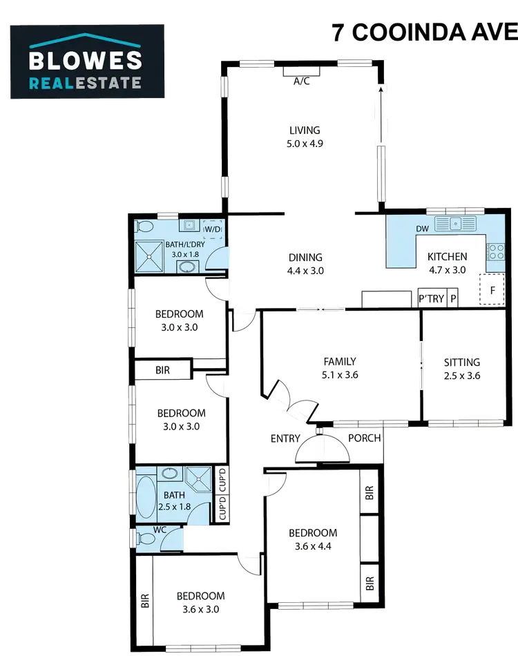 Floorplan of Homely house listing, 7 Cooinda Avenue, Orange NSW 2800