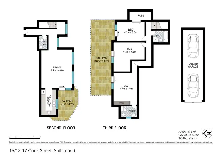 Floorplan of Homely apartment listing, 16/13-17 Cook Street, Sutherland NSW 2232