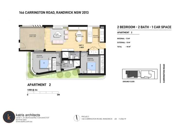 Floorplan of Homely apartment listing, 2/146 Carrington Road, Randwick NSW 2031