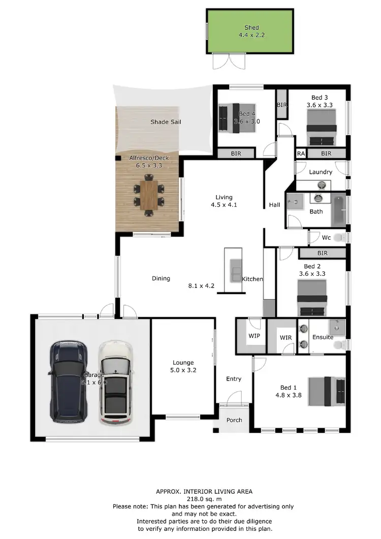 Floorplan of Homely house listing, 18 Myotis Street, Thurgoona NSW 2640