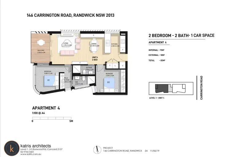 Floorplan of Homely apartment listing, 4/146 Carrington Road, Randwick NSW 2031