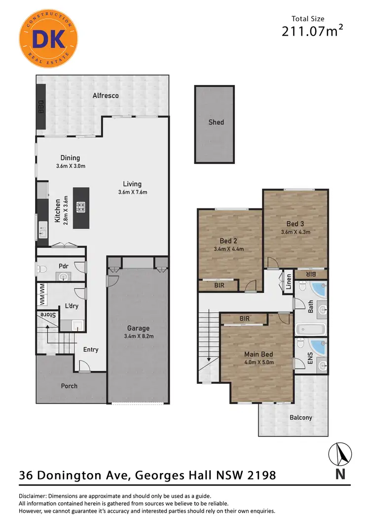 Floorplan of Homely house listing, 36 Donington Avenue, Georges Hall NSW 2198