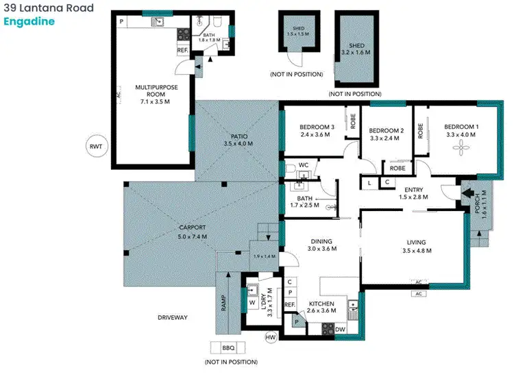 Floorplan of Homely house listing, 39 Lantana Road, Engadine NSW 2233