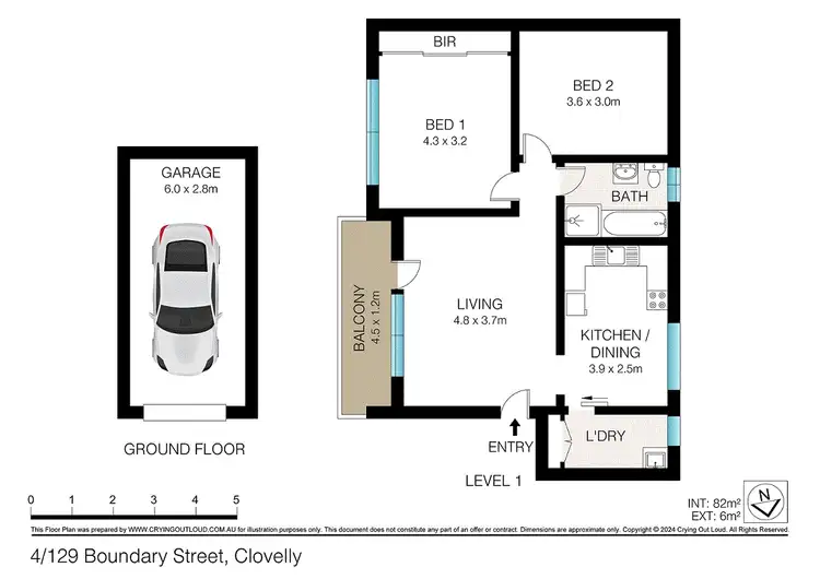 Floorplan of Homely apartment listing, 4/129 Boundary Street, Clovelly NSW 2031