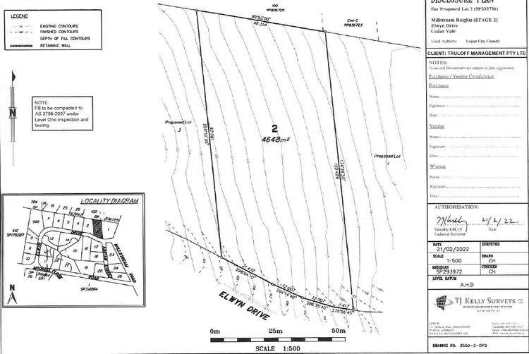Floorplan of Homely land listing, Lot  2 Elwyn Drive  Drive, Cedar Vale QLD 4285