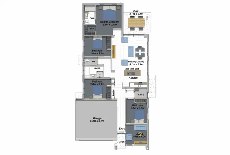 Floorplan of Homely house listing, 30 Oakbank Circuit, Burpengary East QLD 4505