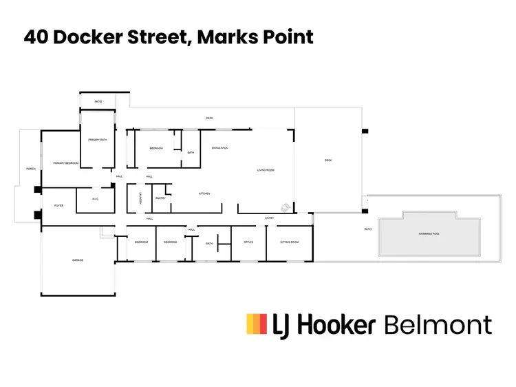 Floorplan of Homely house listing, 40 Docker Street, Marks Point NSW 2280