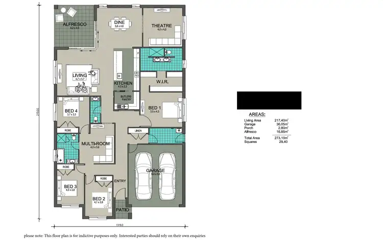 Floorplan of Homely house listing, 25 Mcevoy Street, Oran Park NSW 2570