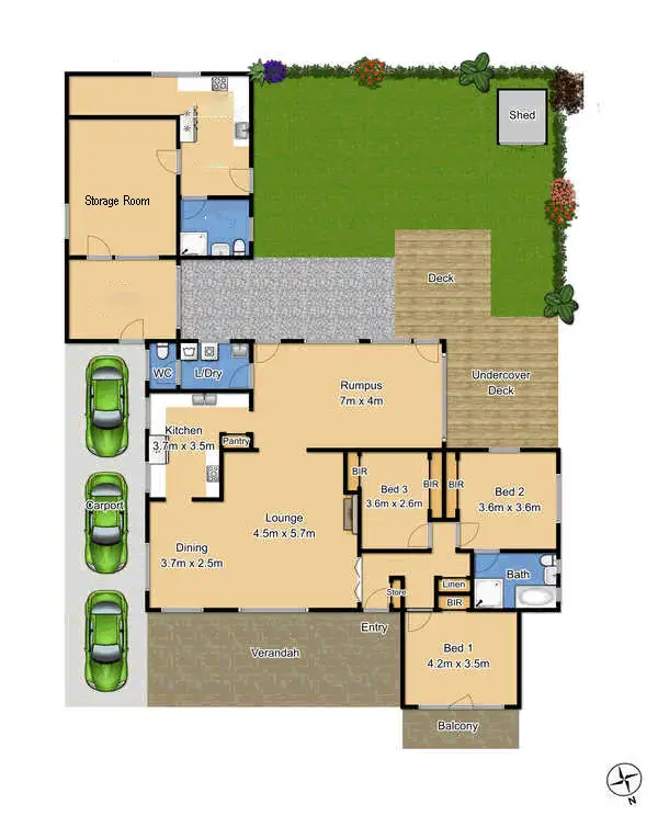 Floorplan of Homely house listing, 14 Kentwell Street, Baulkham Hills NSW 2153
