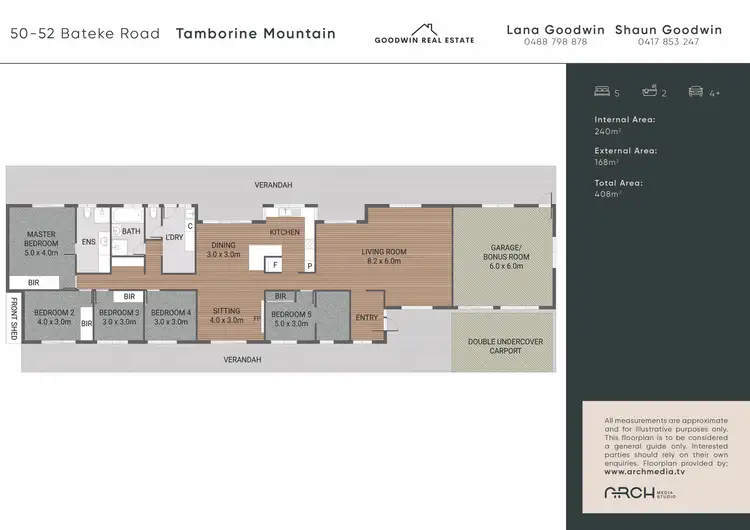 Floorplan of Homely house listing, 50-52 Bateke Road, Tamborine Mountain QLD 4272