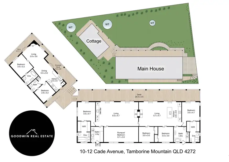 Floorplan of Homely house listing, 10-12 Cade Avenue, Tamborine Mountain QLD 4272