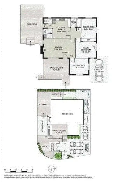 Floorplan of Homely house listing, 1 Walsh Avenue, Thornbury VIC 3071