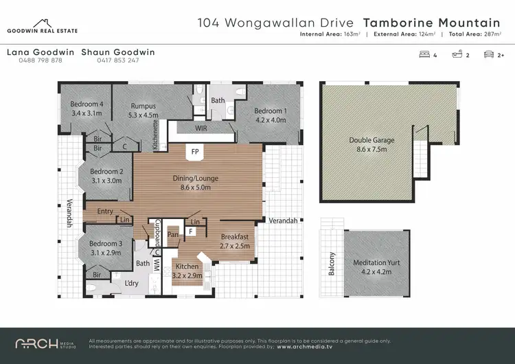 Floorplan of Homely house listing, 102-104 Wongawallan Road, Tamborine Mountain QLD 4272