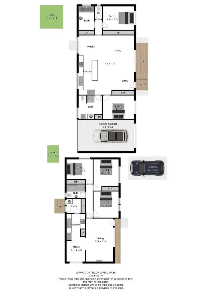 Floorplan of Homely block of units listing, 538 Mcdonald Road, Lavington NSW 2641